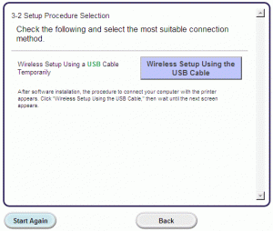 Windows XP wireless setup
