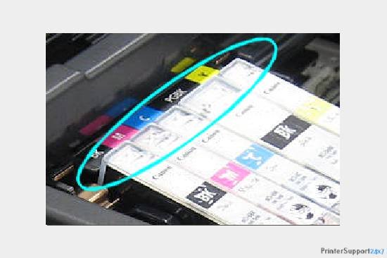 Remove color packages - canon mx430 printer error 5100